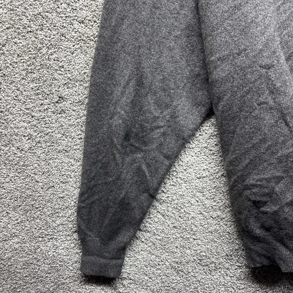 Vintage Neiman Marcus Exclusive 100% Cashmere Cardigan Sz XL Gray Scotland Women